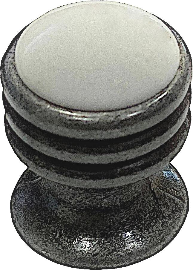 POMO 4868/20 PLATA VIEJA BLANCO LISO